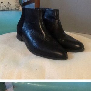 Black ankle boots